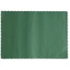 Best 9-1/2 in. x 13.50 Solid Color Scalloped Edge Placemats - Hunter Green (1000/Carton) Tabletop And Serveware