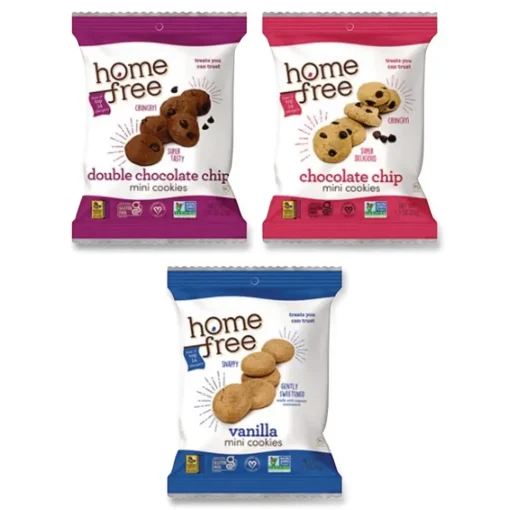 Online 1.1 oz/0.95 oz/1.1 oz Gluten Free Mini Cookies Variety Pack (180/Carton) Food And Snacks