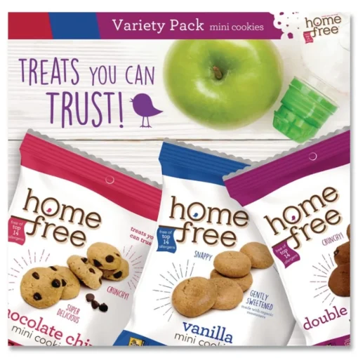 Online 1.1 oz/0.95 oz/1.1 oz Gluten Free Mini Cookies Variety Pack (180/Carton) Food And Snacks
