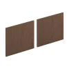 Sale 17.86 in. x 14.82 in. Mod Laminate Doors for 72 in. Mod Desk Hutch - Sepia Walnut (2/Carton) Office Electronics & Batteries