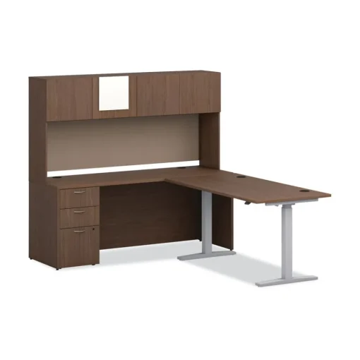 Sale 17.86 in. x 14.82 in. Mod Laminate Doors for 72 in. Mod Desk Hutch - Sepia Walnut (2/Carton) Office Electronics & Batteries
