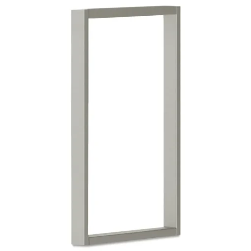 Online 14.25 in. x 20.5 in. Voi O-Leg Supports for Overhead Cabinet - Metallic Platinum Gray (2/Pack) Office Furniture & Lighting