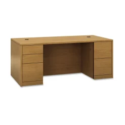 Best 72 in. x 36 in. x 29.5 in. 10500 Series Double Full Pedestal Desk - Harvest Office Furniture & Lighting
