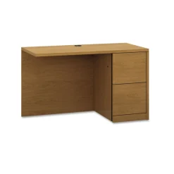 Sale 48 in. x 24 in. x 29.5 in. 10500 Series L Workstation Return with Full-Height Right Pedestal - Harvest Office Furniture & Lighting