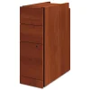 Best 9.5 in. x 22.75 in. x 28 in. 3-Drawers: Box/Box/File Legal/Letter Narrow Pedestal - Cognac Office Furniture & Lighting