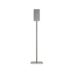 Best 12 in x 16 in x 54 in Hand Sanitizer Station Stand - Silver Skin Care & Personal Hygiene