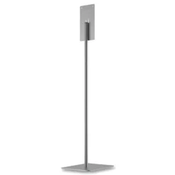 Best 12 in x 16 in x 54 in Hand Sanitizer Station Stand - Silver Skin Care & Personal Hygiene