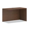 Best 48 in. x 24 in. x 29 in. Reversible (Left or Right) Mod Return Shell - Sepia Walnut Office Furniture & Lighting