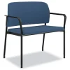Clearance Accommodate Series 33.5 in. x 21.5 in. x 32.5 in. Bariatric Chair with Arms - Elysian Seat/Back, Charblack Legs Office Furniture & Lighting