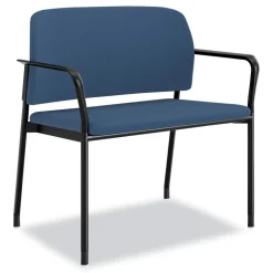 Clearance Accommodate Series 33.5 in. x 21.5 in. x 32.5 in. Bariatric Chair with Arms - Elysian Seat/Back, Charblack Legs Office Furniture & Lighting