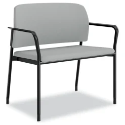 Outlet Accommodate Series 33.5 in. x 21.5 in. x 32.5 in. Bariatric Chair with Arms - Flint Seat/Back, Charblack Legs Office Furniture & Lighting