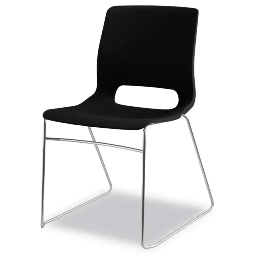 Best Between Seated-Height X-Base with 30 in. Diameter Between Round Table Top and Motivate High-Density Stacking Chair Bundle (4 Chairs/Carton) Office Furniture & Lighting