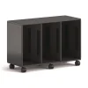 Clearance Class-ifi 46.63 in. x 18.75 in. x 31.38 in. Three-Wide Tote Storage Cabinet - Charcoal Gray Office Furniture & Lighting