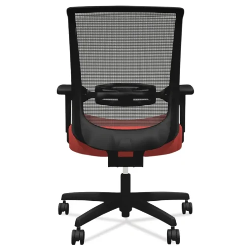 Clearance Convergence 275 lbs. Capacity Synchro-Tilt Mid-Back Task Chair - Red/Black Office Furniture & Lighting