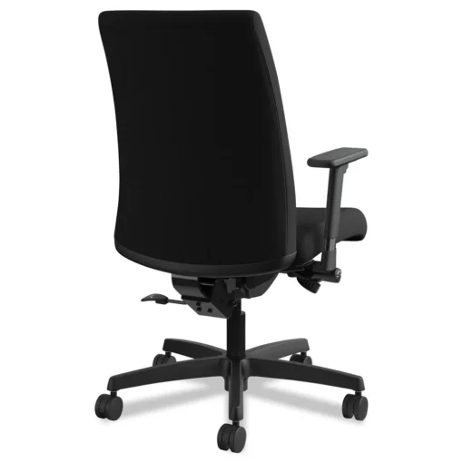 Best Ignition Series 17 in. to 22 in. Seat Height Supports Up to 300 lb Mid-Back Work Chair - Black Office Furniture & Lighting