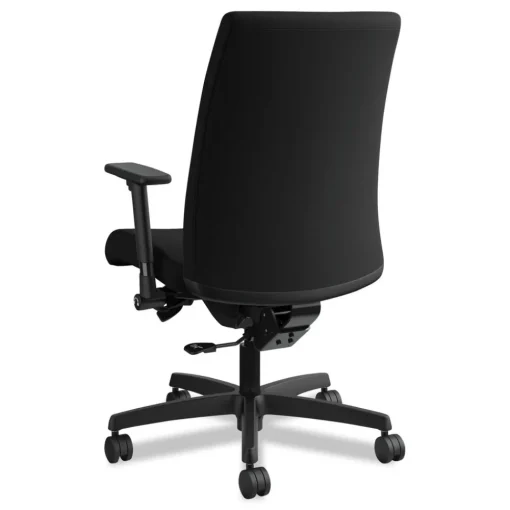 Best Ignition Series 17 in. to 22 in. Seat Height Supports Up to 300 lb Mid-Back Work Chair - Black Office Furniture & Lighting