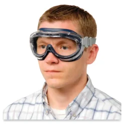 Discount Flex Seal HydroShield Anti-Fog/Anti-Scratch Lens OTG Goggles - Clear/Navy/Gray Eye Protection