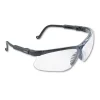 Sale Genesis Wraparound Safety Glasses - Black Plastic Frame/Clear Lens Eye Protection