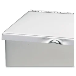Clearance 8 in. x 4 in. x 11 in. Wall Mount Sanitary Napkin Receptacle - Stainless Steel Trash & Waste Bins