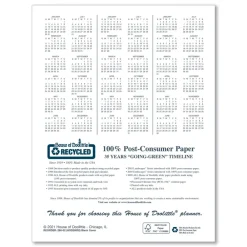 Clearance 10 in. x 7 in. 14-Month (Dec 2025-Jan 2027) Recycled Ruled Planner with Leatherette Cover - Black Cover Calendars & Planners