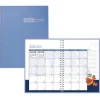 New 10 in. x 7 in. 12-Month (Jan to Dec) 2026 Seasonal Monthly Planner - Illustrated Seasons Artwork/Light Blue Cover Calendars & Planners