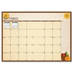 New 10 in. x 7 in. 12-Month (Jan to Dec) 2026 Seasonal Monthly Planner - Illustrated Seasons Artwork/Light Blue Cover Calendars & Planners