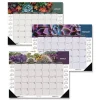 Sale 17 in. x 22 in. 12-Month (Jan-Dec 2026) Recycled Succulent and Cacti Desk Pad Calendar - Multicolor Sheets/Black Corners Office Presentation Supplies