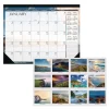 Clearance Earthscapes 18.5 in. x 13 in. 12-Month (Jan to Dec) 2026 Recycled Desk Pad Calendar - Multicolor Calendars & Planners