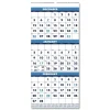 New 14-Month: Dec 2025 to Jan 2027 8 in. x 17 in. Vertical Orientation Recycled Three-Month Format Wall Calendar - White Sheets Calendars & Planners