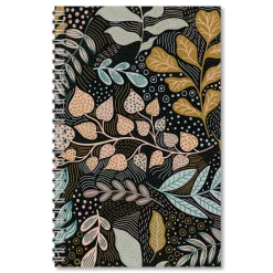 Sale Recycled Non-Dated Monthly/Weekly Fall Floral Planner - Multicolor Cover Paper & Printables