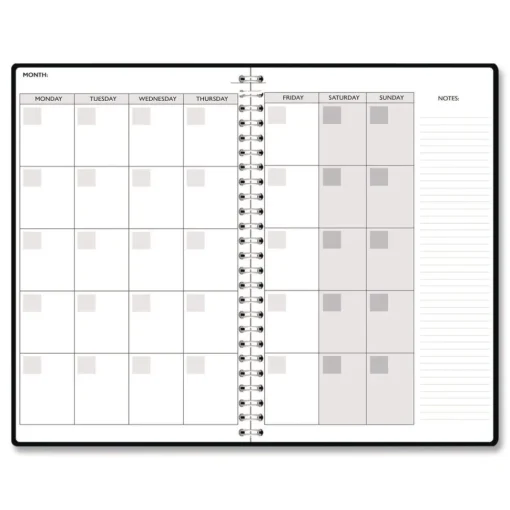 Clearance Recycled Non-Dated Monthly/Weekly Wild and Free Planner - Multicolor Cover Paper & Printables
