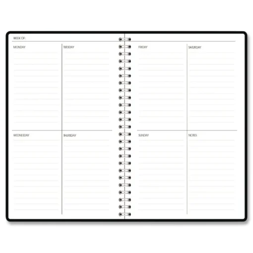Best Recycled Non-Dated Monthly/Weekly Abstract Faces Planner - Black/White Cover Paper & Printables