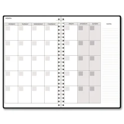 Best Recycled Non-Dated Monthly/Weekly Crystals Planner - Blue/Pink/White Cover Paper & Printables