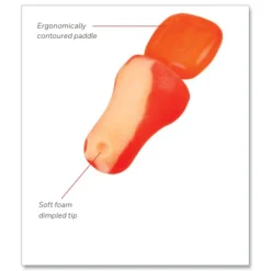 Clearance 31 dB NRR TrustFit Plus Reusable Bell Shaped Uncorded Foam Earplugs - One Size Fits Most, Orange (1000/Carton) Ear Protection