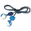 Online TrustFit Trak 29 dB NRR Detectable Reusable Corded Foam Earplugs - One Size Fits Most Blue (1000/Carton) Ear Protection