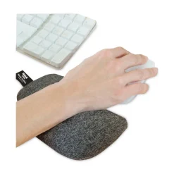 Discount 5.75 in. x 3.75 in. Mouse Wrist Cushion - Gray Office Furniture & Lighting