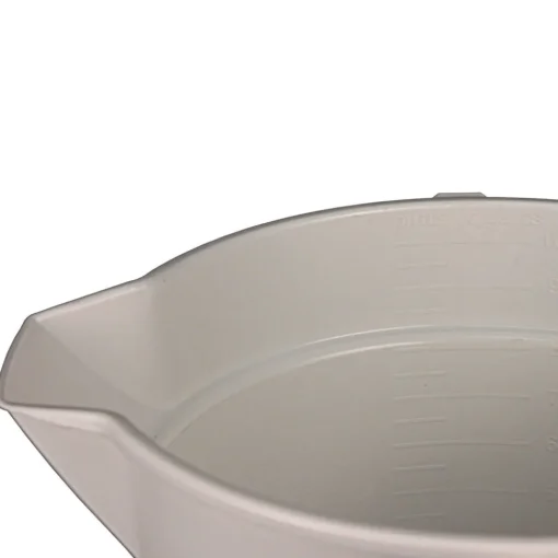 Best 10.63 in. Diameter 10 quart Polypropylene Deluxe Heavy-Duty Bucket - Gray Cleaning & Janitorial Supplies