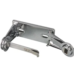 New 6.5 in. x 4.5 in. x 2.75 in. Single Roll Toilet Tissue Dispenser - Chrome (12/Carton) Paper & Dispensers