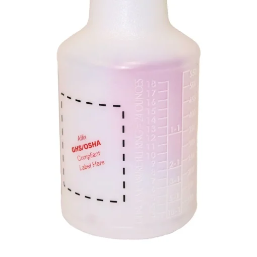Hot 32-Pack/Carton 3-Piece/Pack 24 oz. Spray Alert System with Red/White Sprayer - Natural Cleaning & Janitorial Supplies