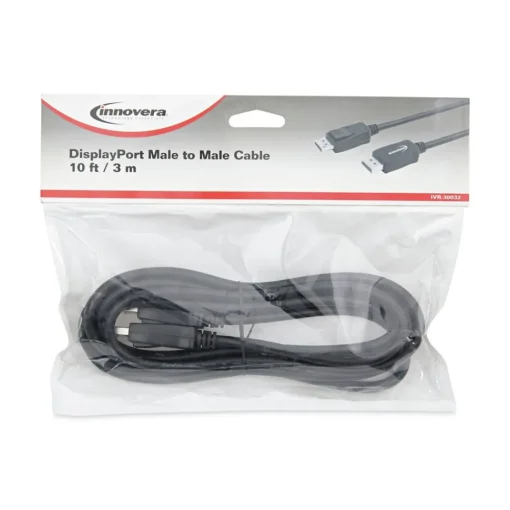 Sale 10 ft. DisplayPort Cable - Black Office Electronics & Batteries