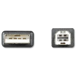 New 6 ft. USB Cable - Black Office Electronics & Batteries