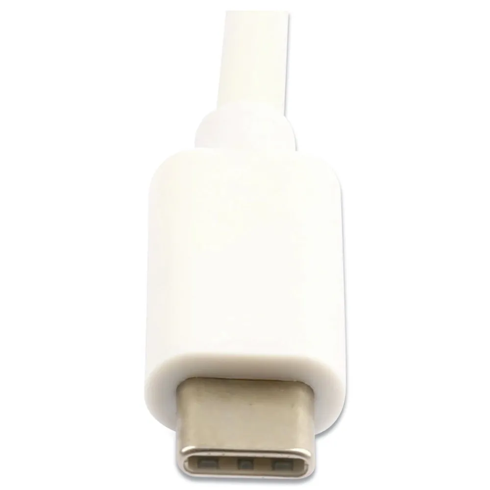 Outlet 0.65 ft. USB Type-C VGA Adapter - White Office Electronics & Batteries