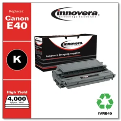 Clearance 4000 Page-Yield Remanufactured High-Yield Toner Replacement for E40 (1491A002AA) - Black Office Electronics & Batteries