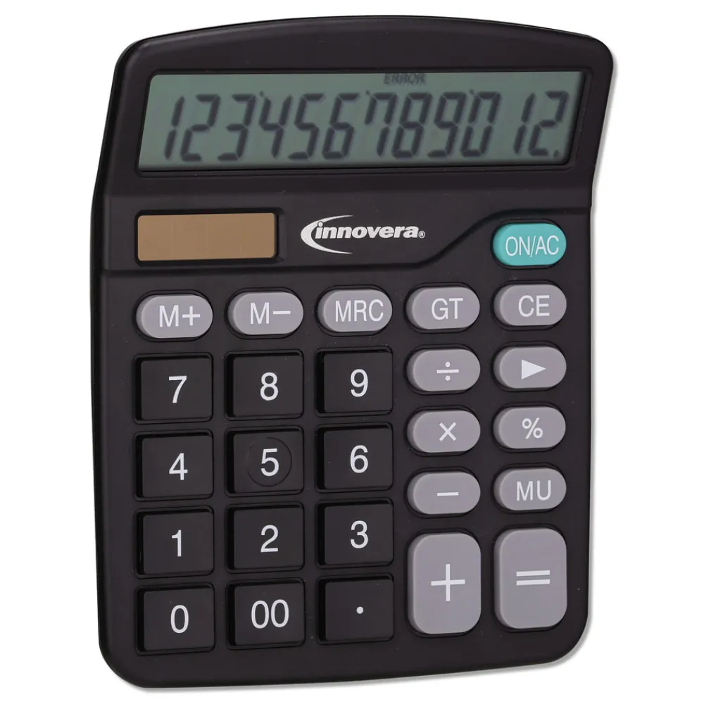 Online 12-Digit LCD Desktop Calculator Office Electronics & Batteries