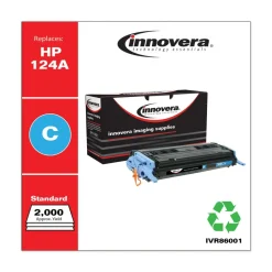 Discount IVR86001 Remanufactured 2000 Page Yield Toner Cartridge for HP Q6001A - Cyan Office Electronics & Batteries