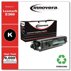 Outlet IVR83360 Remanufactured 9000 Page Yield Toner Cartridge for Lexmark E360H21A - Black Office Electronics & Batteries