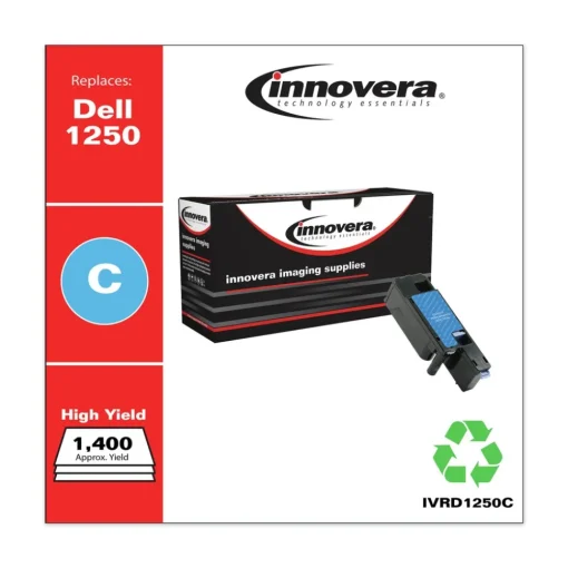 IVRD1250C 1400 Page-Yield Remanufactured High-Yield Toner Replacement for 331-0777 - Cyan Office Electronics & Batteries