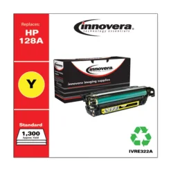 Online IVRE322A 1300 Page-Yield Replacement for HP 128A Remanufactured Toner - Yellow Office Electronics & Batteries