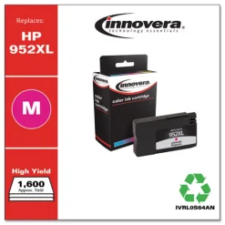 Best Remanufactured 1,600 Page-Yield Replacement High-Yield Ink for 952XL (L0S64AN) - Magenta Office Electronics & Batteries