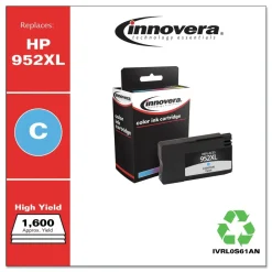 New Remanufactured 1,600 Page-Yield Replacement High-Yield Ink for 952XL (L0S61AN) - Cyan Office Electronics & Batteries